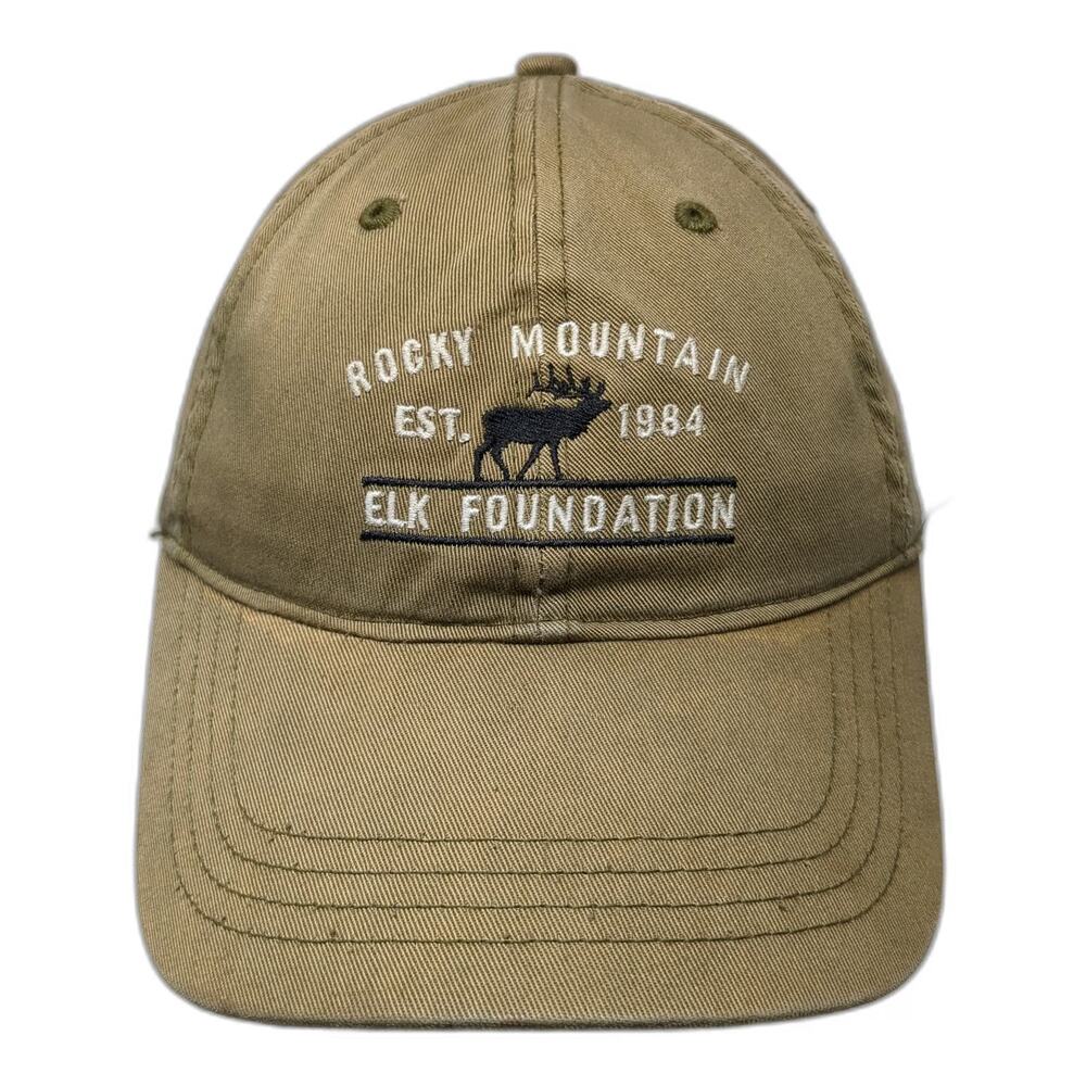 Ouray Sportswear Baseball Cap Green One Size Rocky Mountain Elk Foundation Hat